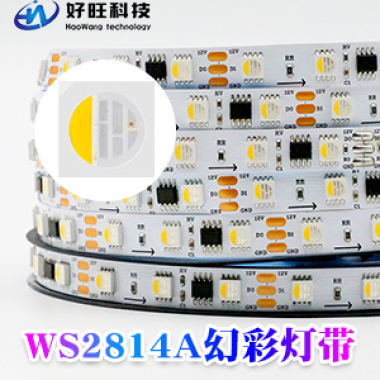 WS2814A RGBW四合一幻彩燈帶 12V-24V戶外亮化(huà)防水(shuǐ) LED全彩燈條